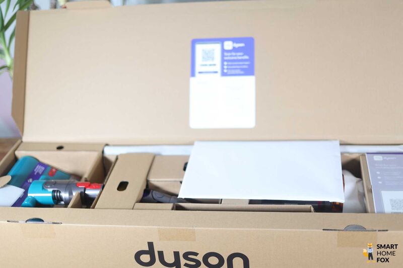 Der Dyson V15s Submarine: Auspacken